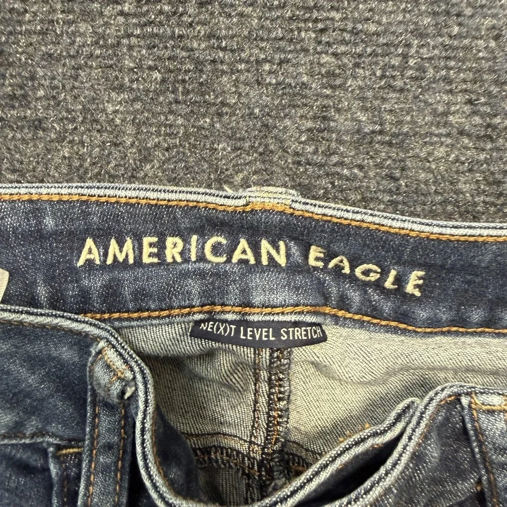 American Eagle Hi-Rise Jegging Jeans Womens 10 Medium Wash Blue Stretch Denim
